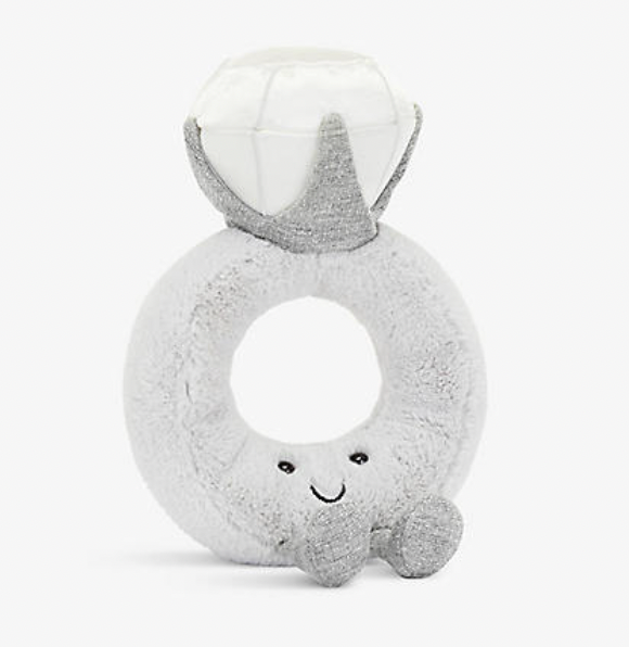 Jelly010 香港現貨 Jellycat Diamond Ring 12cm