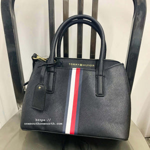 香港現貨 Tommy Signature Stripe Mini Satchel