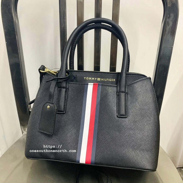 香港現貨 Tommy Signature Stripe Mini Satchel