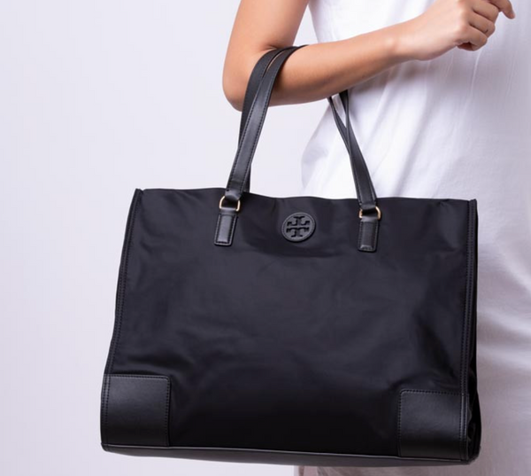 Tory330 香港現貨 Tory Burch Ella Black Nylon Tote