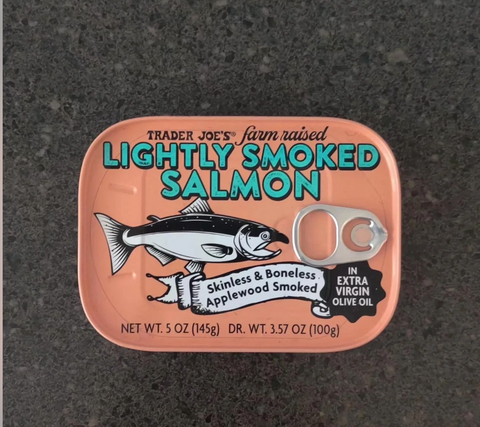 TJ174 超美味 蘋果木煙熏即食罐頭三文魚 無骨無皮 (平行進口)