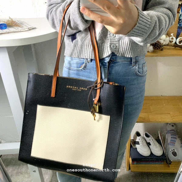 香港現貨 Marc Jacobs Grind Colorblocked Tote Bag