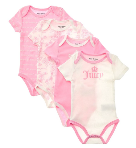香港現貨 JC001 JUICY Couture - Juicy Couture 4 件嬰兒服裝