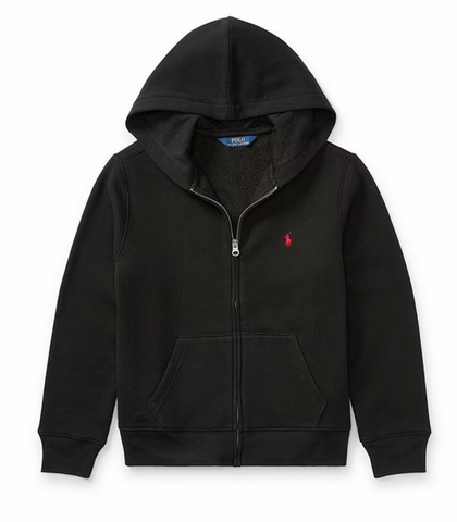 香港現貨 Polo Ralph Lauren Big Kids Zip Hoodies size L Black