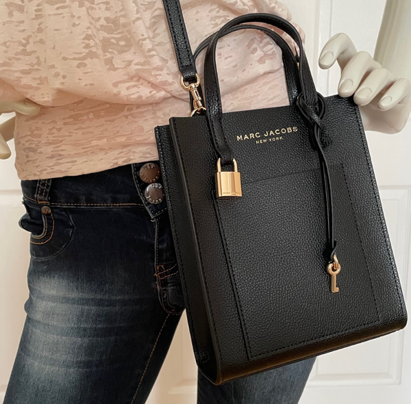 MJ113 香港現貨 Marc Jacobs Micro Grind Tote Bag In Black