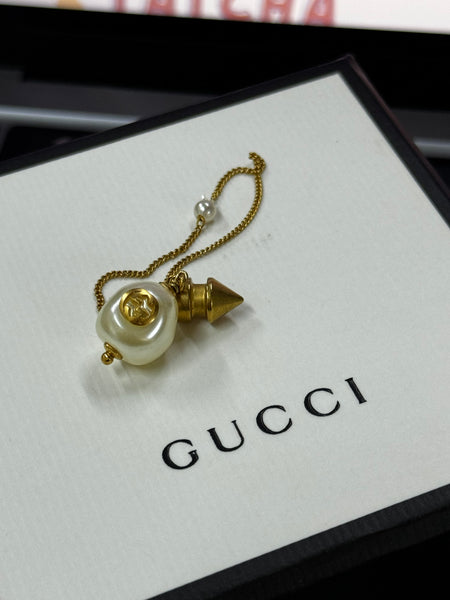 香港現貨 Gucci Pearl Earring 一隻
