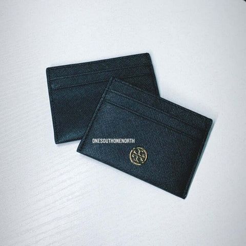 香港現貨 Tory Burch Robinson Leather Card Case