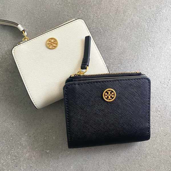 香港現貨 Tory Burch Robinson Mini Wallet Black