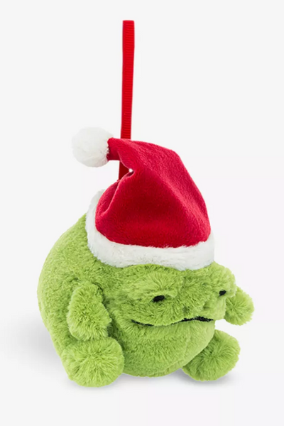 jelly032 Ricky Rain Frog Christmas hanging decoration 8cm