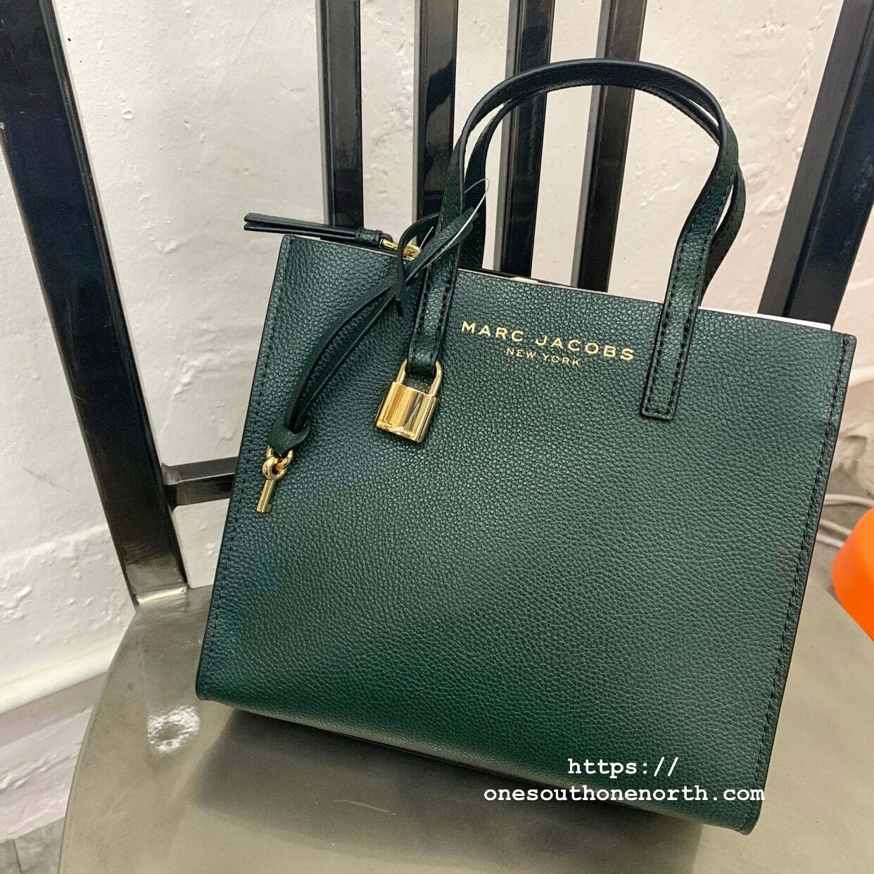 香港現貨 Marc Jacobs Mini Grind Coated Leather Tote