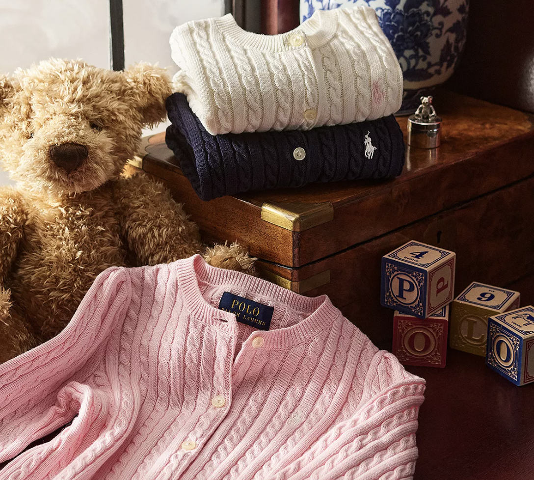 香港現貨 Ralph Lauren Kids Polo Cardigan