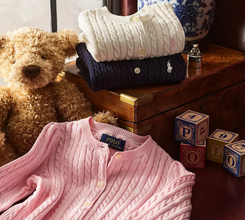 香港現貨 Ralph Lauren Kids Polo Cardigan