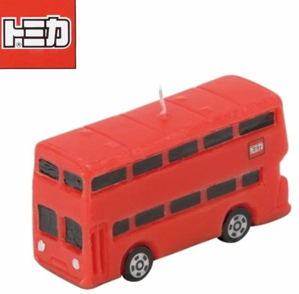 tomy002 香港現貨 Tomica Tomy 生日蠟燭 紅色巴士