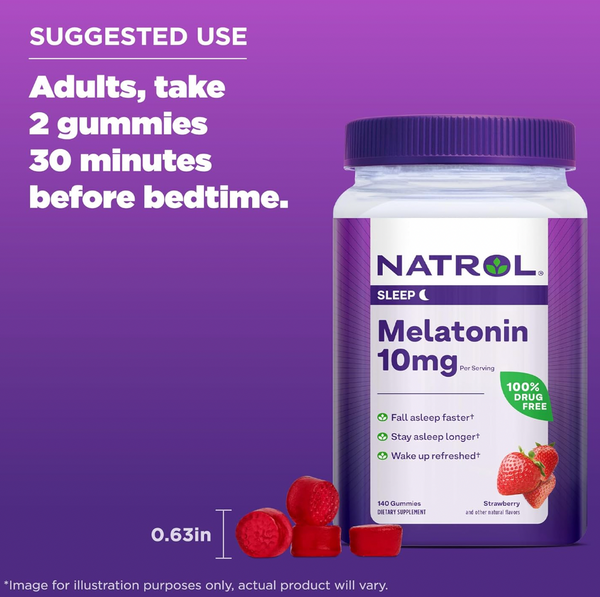 natrol003 10mg 褪黑素軟糖