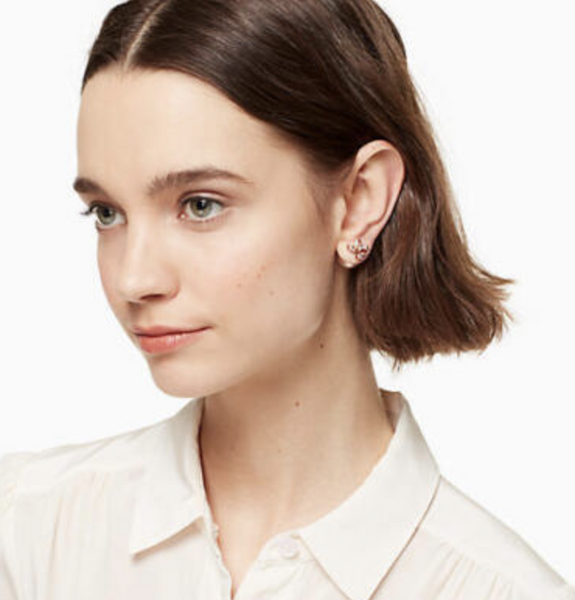 香港現貨 Kate Spade Its A Tie Bow Reversible Earring