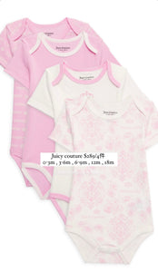 香港現貨 Juicy Couture Bodysuit x 4