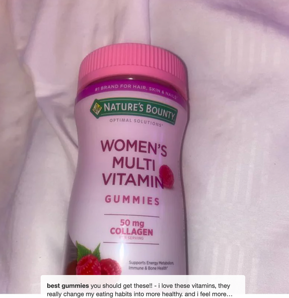 NB001 Nature's Bounty Optimal Solutions Women's Multivitamin Gummies - Raspberry - 80ct