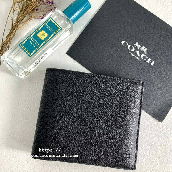 香港現貨 Coach Compact ID Men Wallet