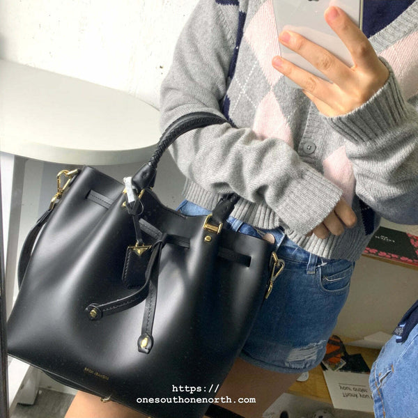 香港現貨  Michael Kors Blakely Medium Bucket Bag 金扣