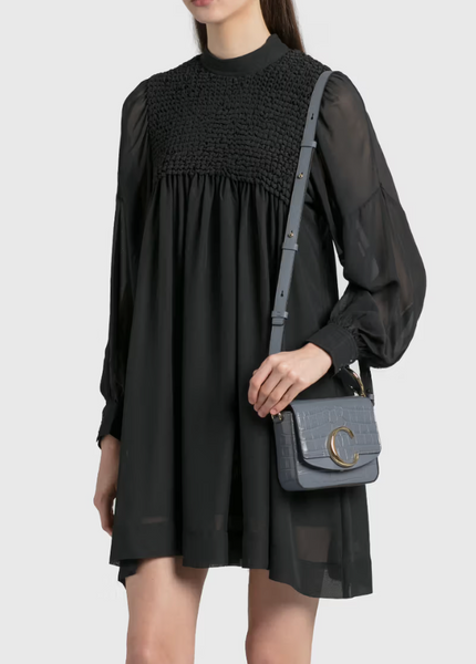香港現貨 Chloe Mini C ash blue