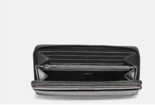 Coach145 香港現貨 Coach Accordion Wallet In Signature Canvas