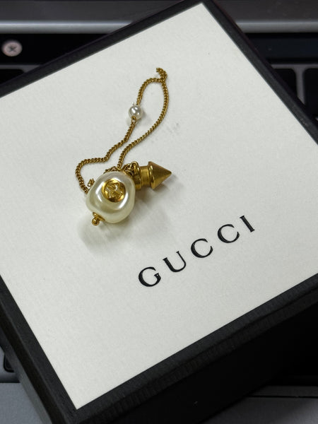 香港現貨 Gucci Pearl Earring 一隻