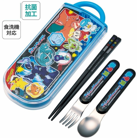 set002 香港現貨 Pokémon 寵物小精靈 便當餐具 日本製造