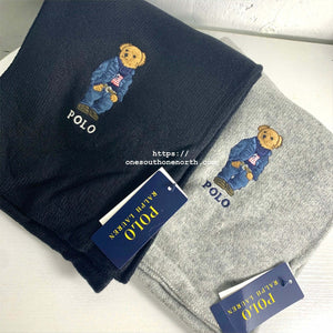 香港現貨 Polo Ralph Lauren Bear Cold Weather Scarf