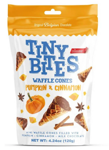 beemax08 Beemax Tiny Bites Pumpkin & Cinnamon Waffle Cones 4.24oz - 12ct