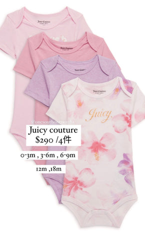 香港現貨 Juicy Couture Bodysuit x 4