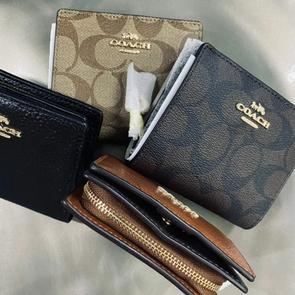 香港現貨 Coach Snap Wallet In Signature Canvas
