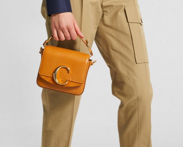 香港現貨 Chloe Mini C bag, autumnal brown