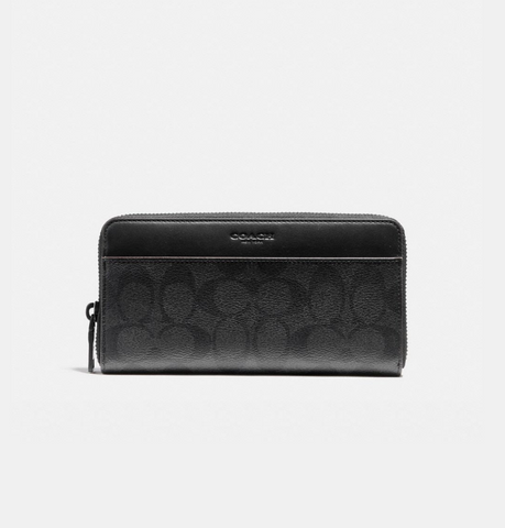 Coach145 香港現貨 Coach Accordion Wallet In Signature Canvas