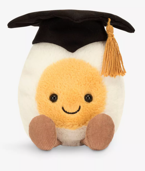 Jelly016 香港現貨 JELLYCAT Amuseable Boiled Egg Graduation 14cm