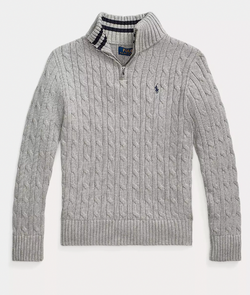 香港現貨 Polo Ralph Lauren Kids Big Boys Zip Sweater Size L