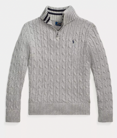 香港現貨 Polo Ralph Lauren Kids Big Boys Zip Sweater Size L