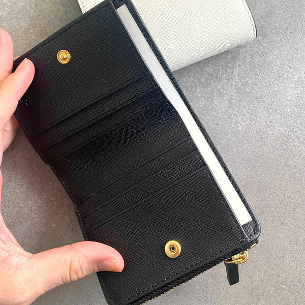 香港現貨 Tory Burch Robinson Mini Wallet Black