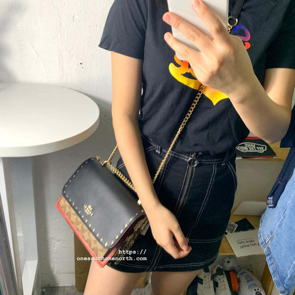 香港現貨 Coach Klare Crossbody In Signature Canvas