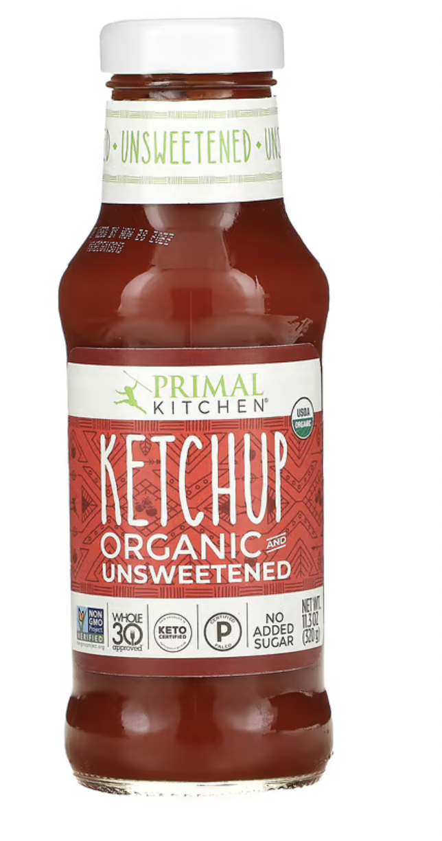 kc001 Primal Kitchen, Organic Ketchup, Unsweetened, 11.3 oz (320 g)