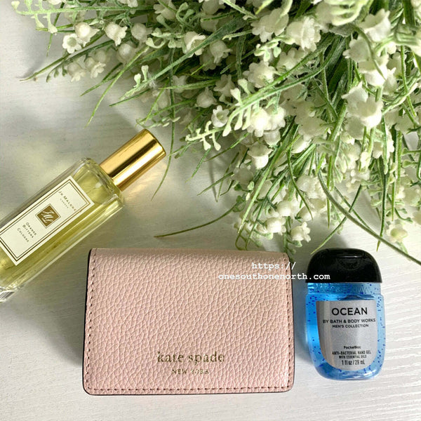 香港現貨 Kate Spade Plain Leather Folding Wallets