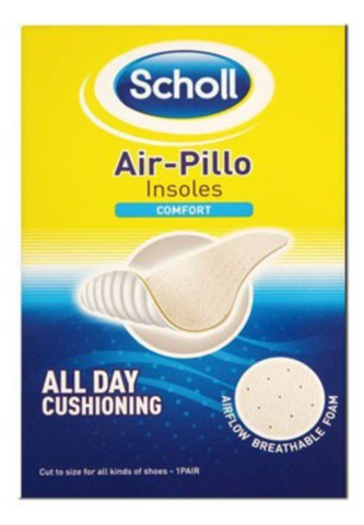 scholl001 Scholls Air-Pillo 透氣軟鞋墊