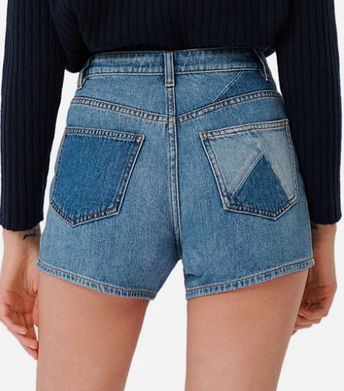 香港現貨  Iris high-rise denim shorts 34