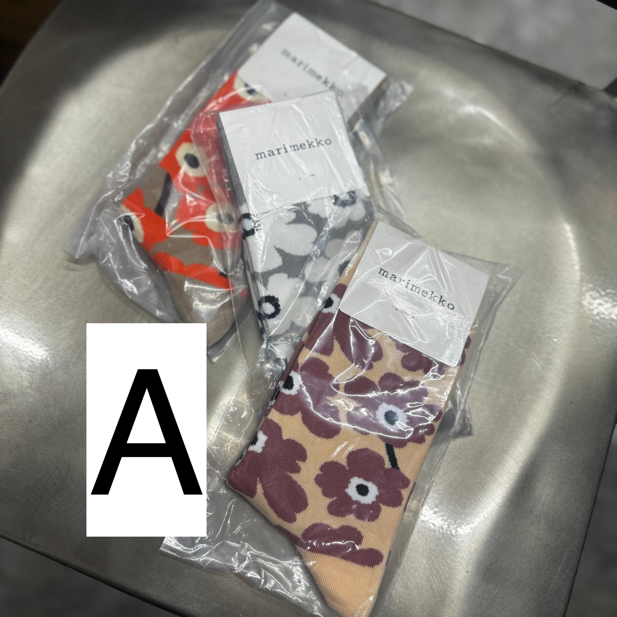 香港現貨 Marimekko 女裝襪 3 對