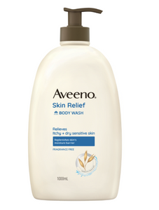 Aveeno101 - Skin Relief天然燕麥高效舒緩沐浴露巨無霸裝1公升 (平行進口) 為濕敏皮膚而設