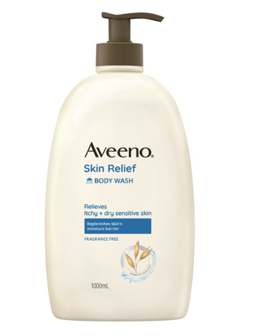 Aveeno101 - Skin Relief天然燕麥高效舒緩沐浴露巨無霸裝1公升 (平行進口) 為濕敏皮膚而設
