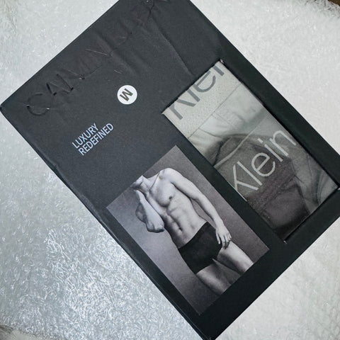 ck915 916 917 918 Calvin Klein 男裝平腳內褲 (1組3條)