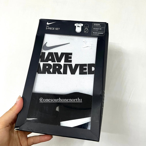 香港現貨 I have arrived Nike Gift Set 0-6M (3 items)