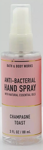 bbw142 bath and body works anti bacterial hand spray champagne toast