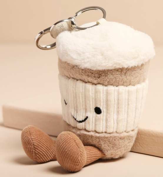 jelly024 Jellycat  Coffee-To-Go Bag Charm