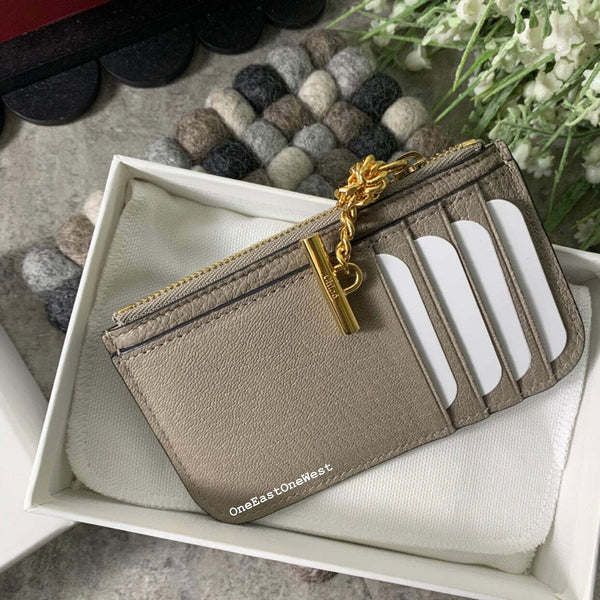 香港現貨 Chloe Drew textured-leather cardholder